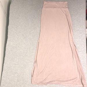 Baby Pink Maxi Skirt